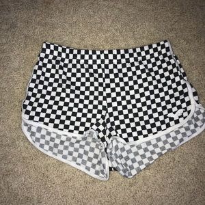 Hollister checkered print shorts